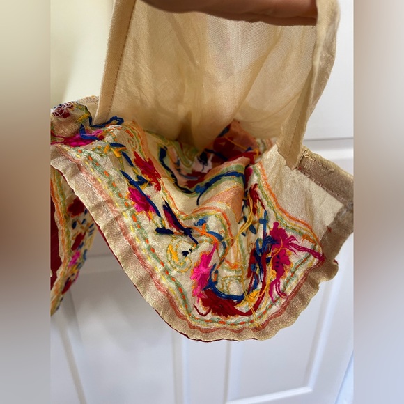 This jacket is handmade  of vintage embroidered fabric from the 70's so unique - Picture 10 of 11